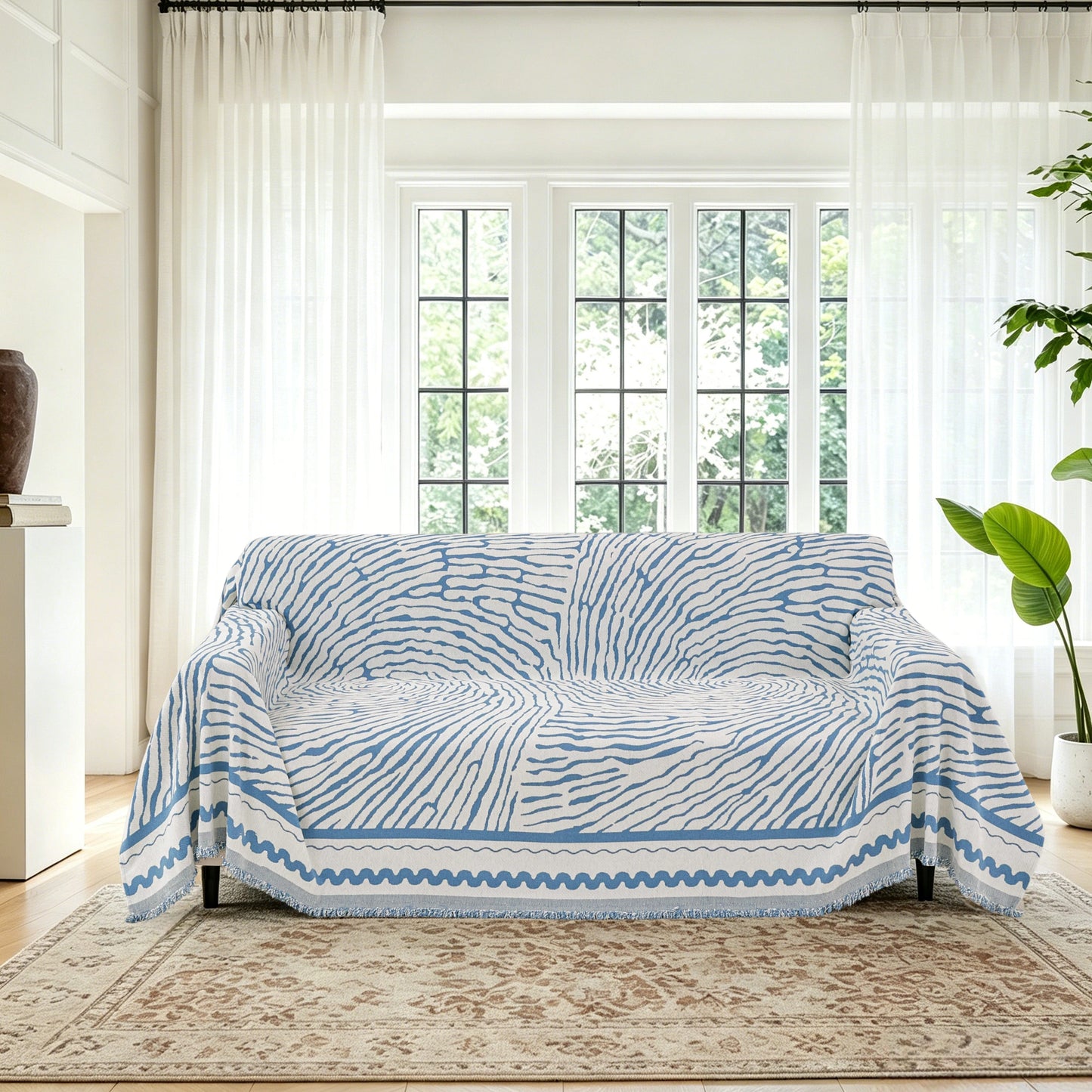 Volcano Blue Sofa