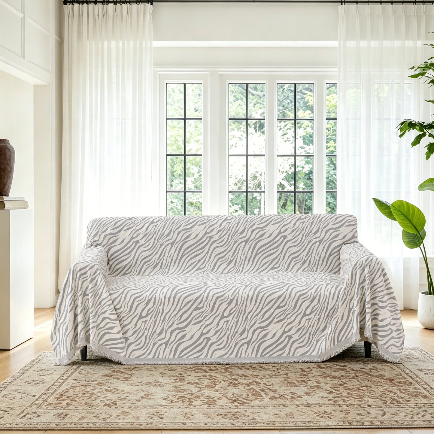 Zebra Gray Sofa